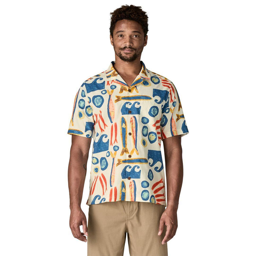 Tidal Threads Button-Down Camp Shirt