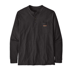 Long-Sleeved Work Henley Pocket Tee