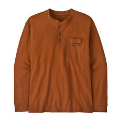 Long-Sleeved Work Henley Pocket Tee