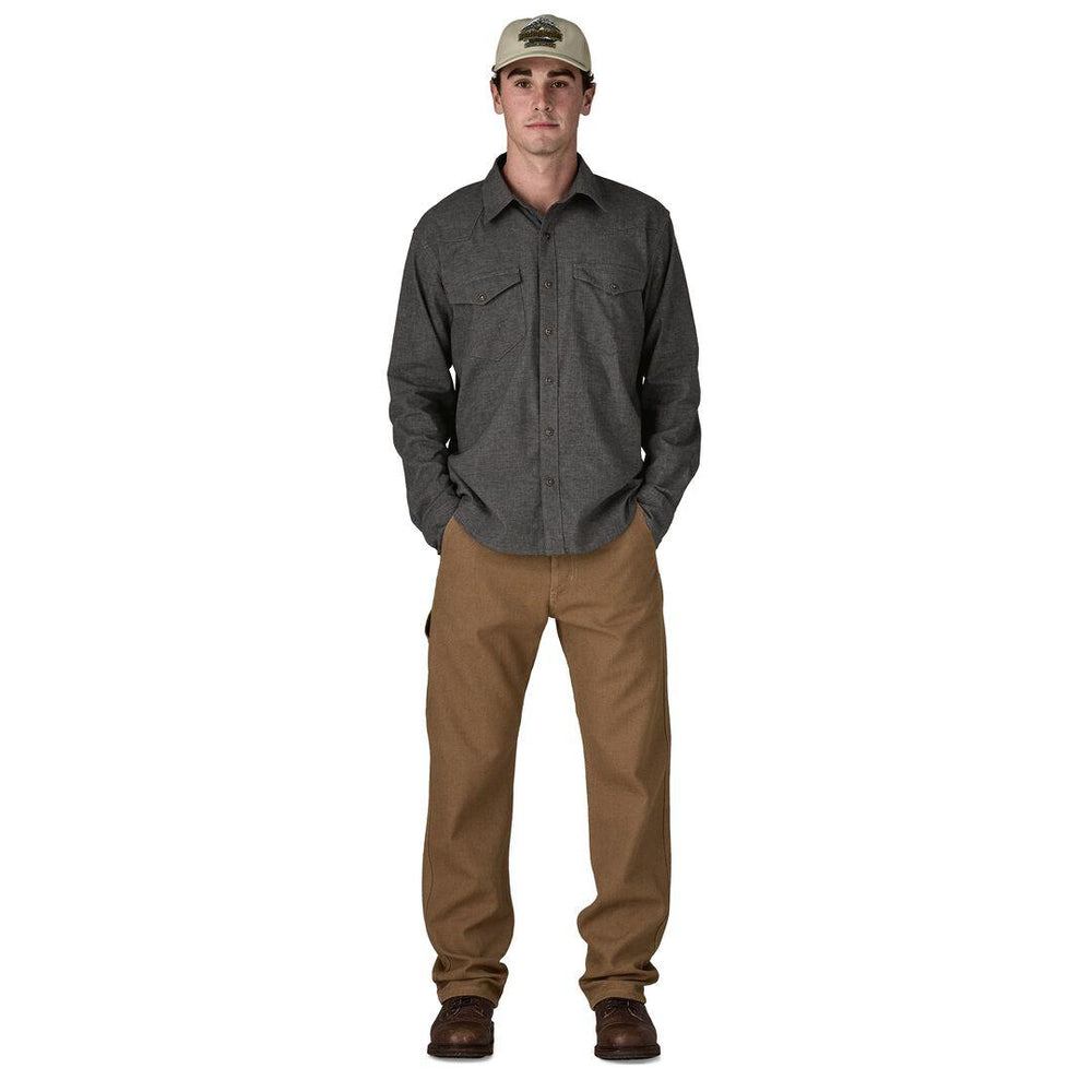 Long-Sleeved Western Snap Work Shirt