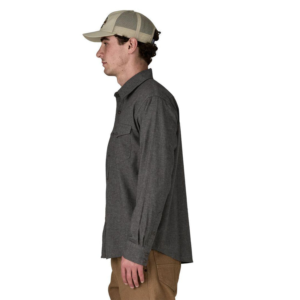 Long-Sleeved Western Snap Work Shirt