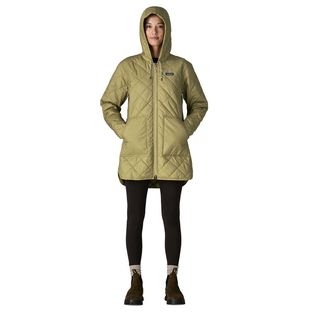 Diamond Quilted Insulated Parka