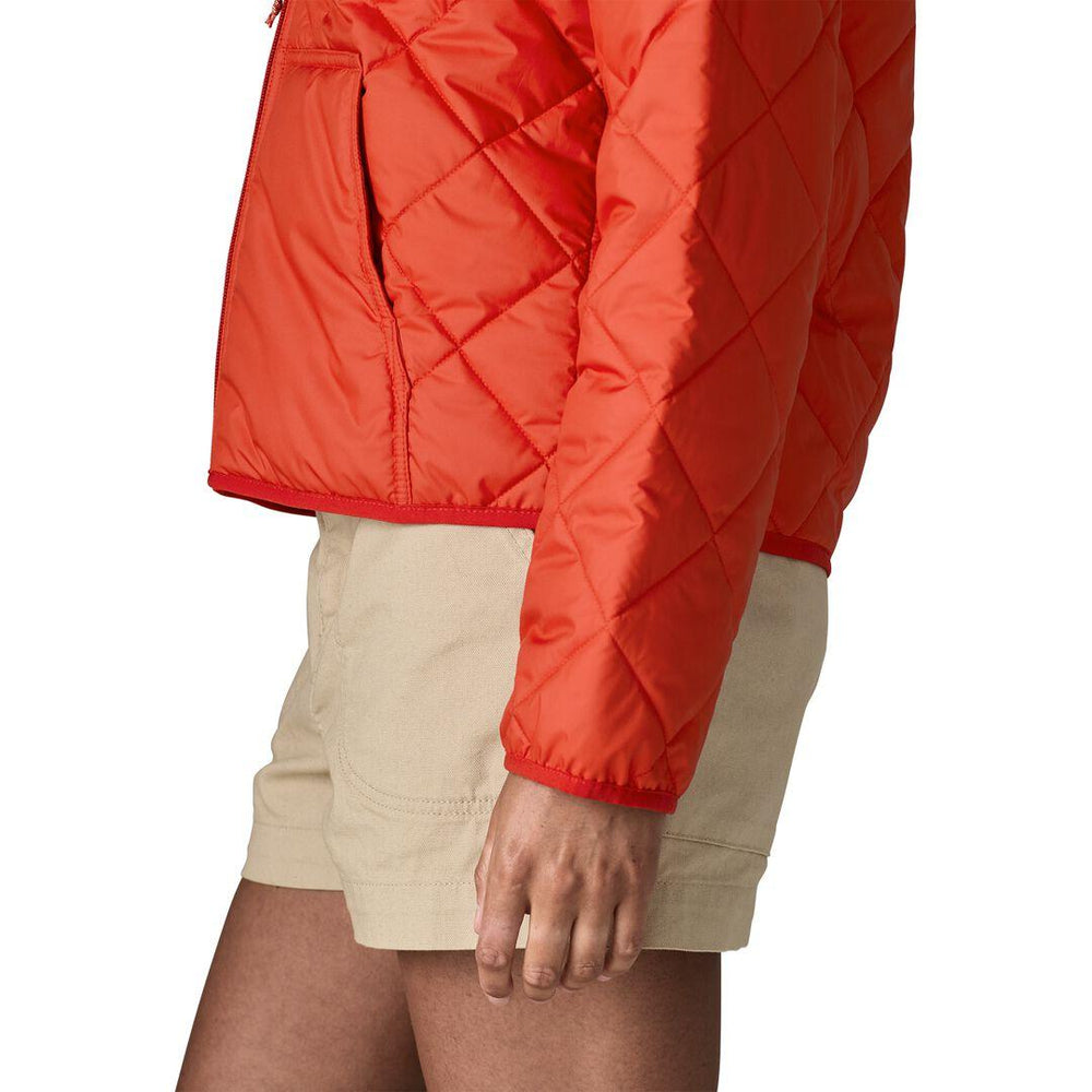 Diamond Quilted Insulated Bomber  Hoody