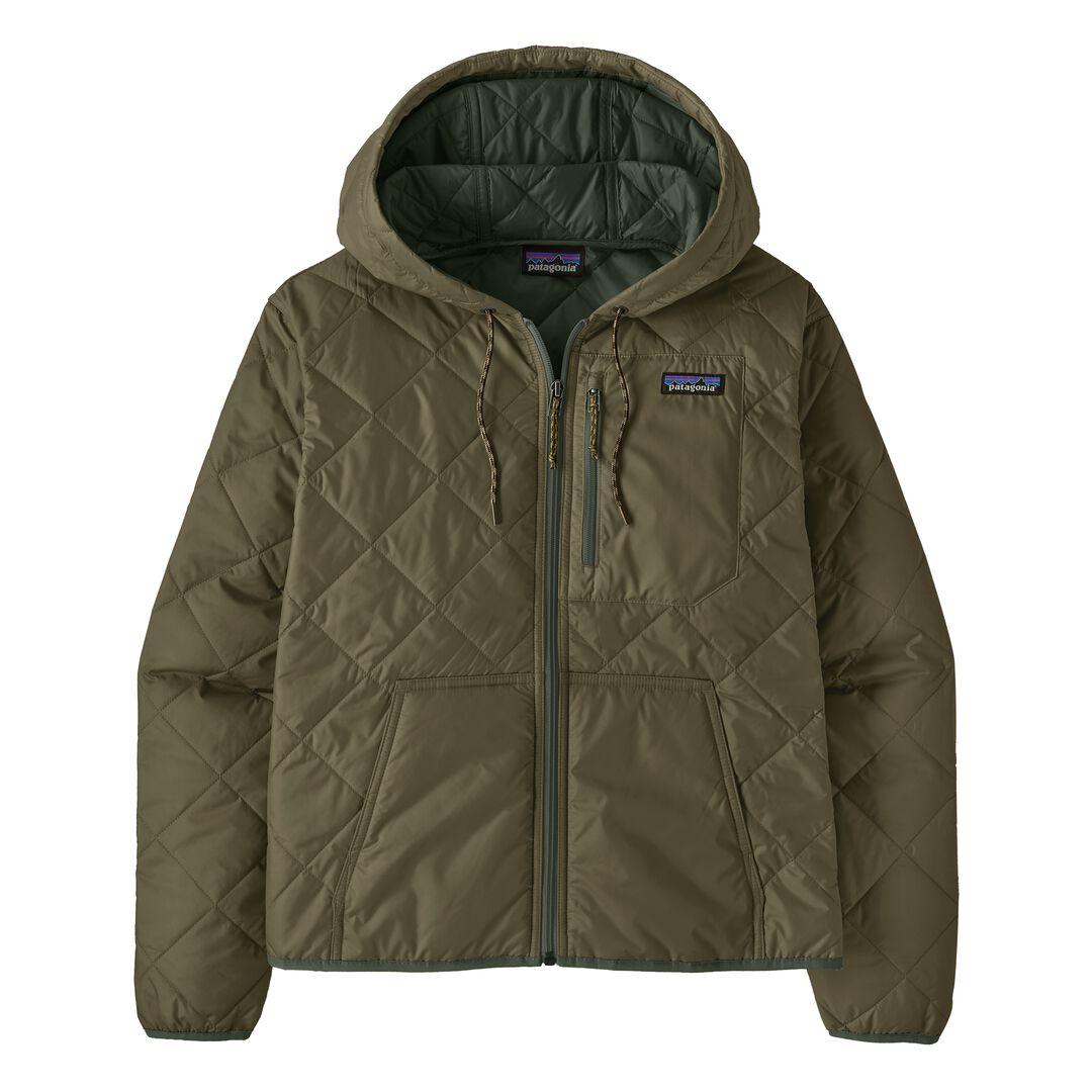 Diamond Quilted Insulated Bomber  Hoody