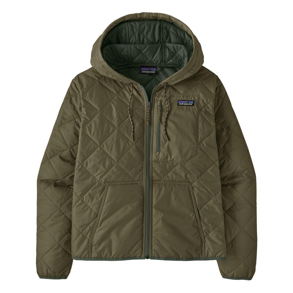 Diamond Quilted Insulated Bomber  Hoody