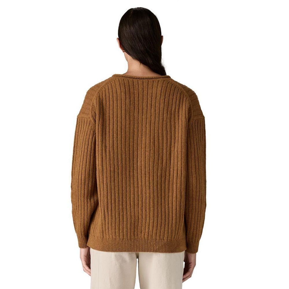 Recycled Wool-Blend V-Neck Sweater