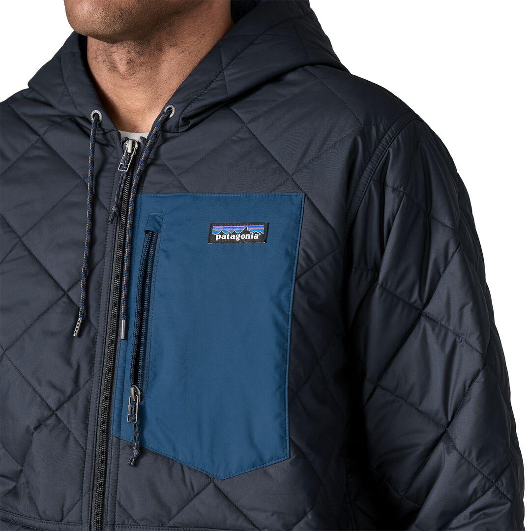 Diamond Quilted Bomber Insulated Hoody