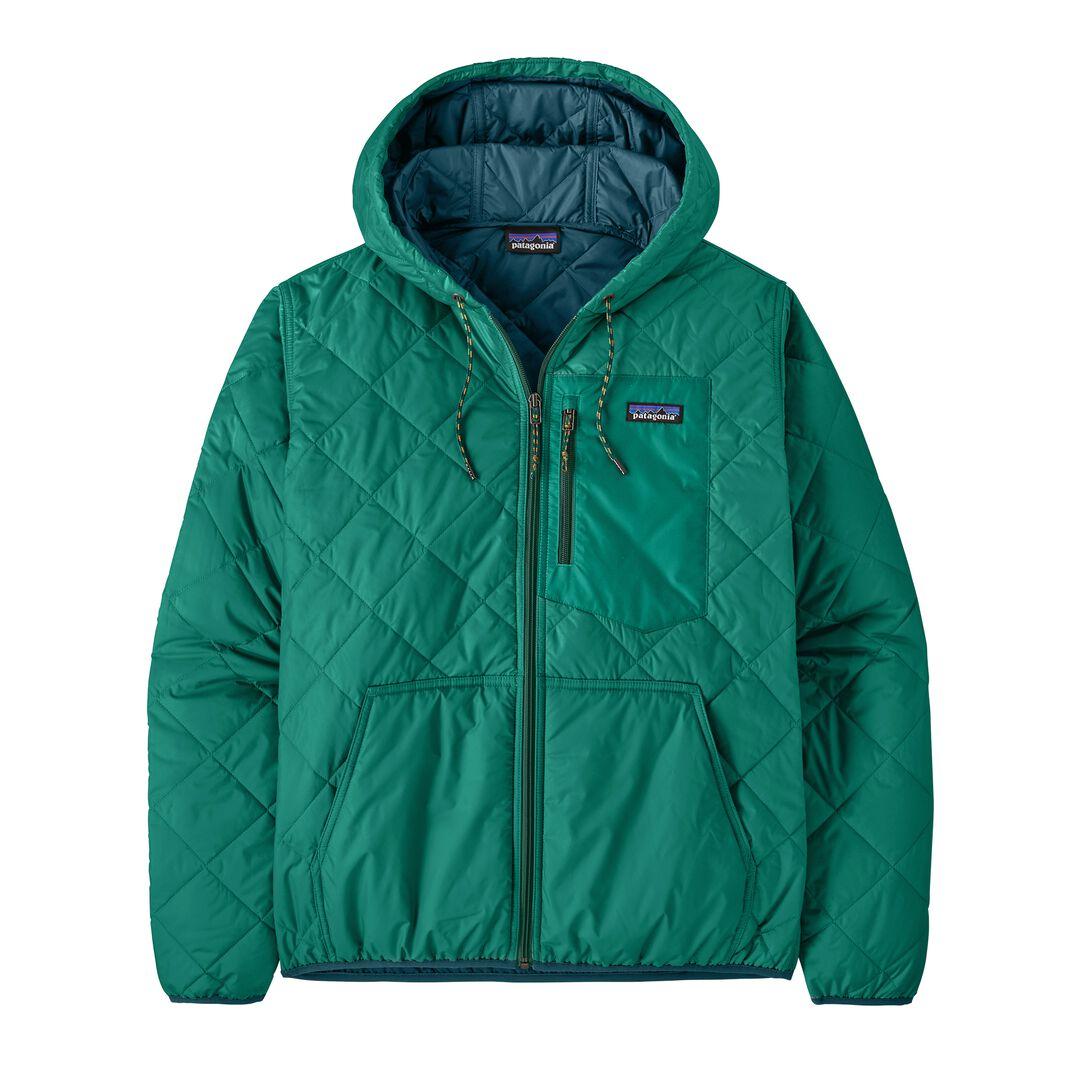 Diamond Quilted Bomber Insulated Hoody
