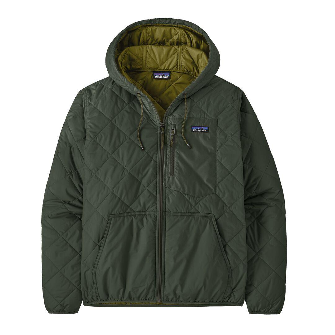 Diamond Quilted Bomber Insulated Hoody