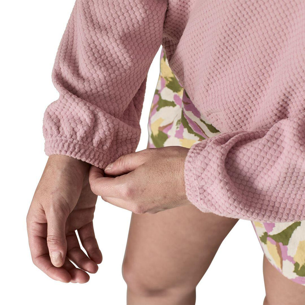 Textured Fleece Crewneck Sweatshirt
