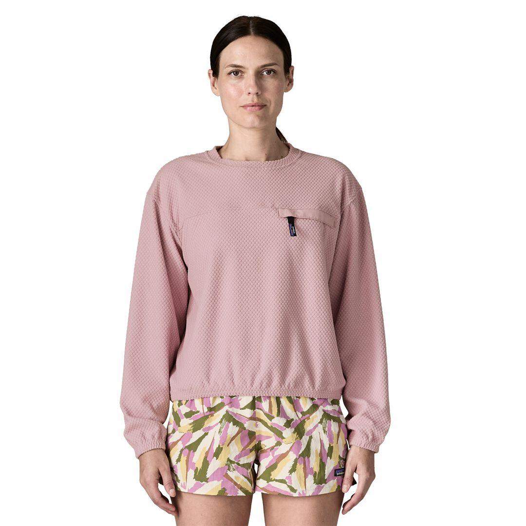 Textured Fleece Crewneck Sweatshirt