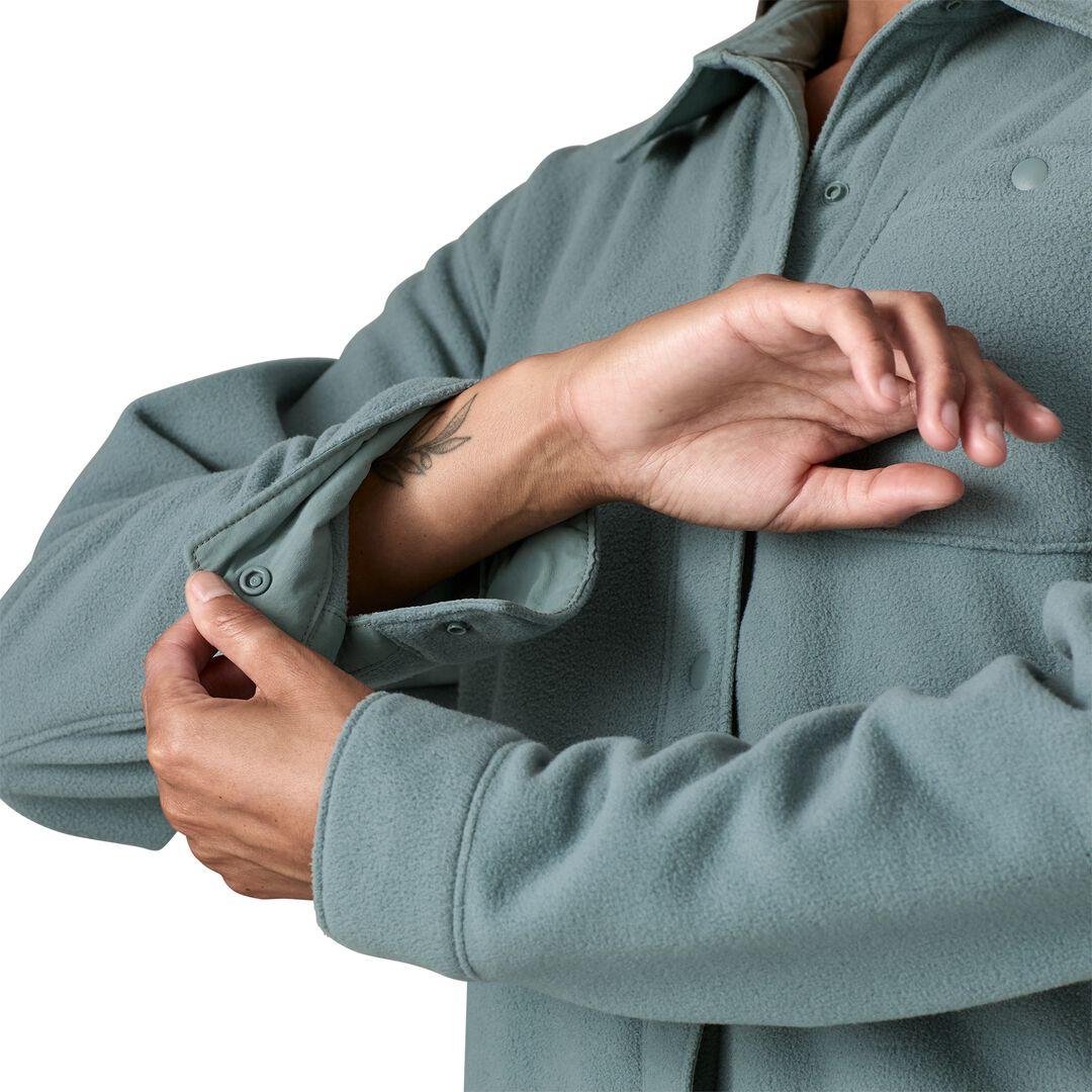 Micro D® Fleece Shirt Jacket