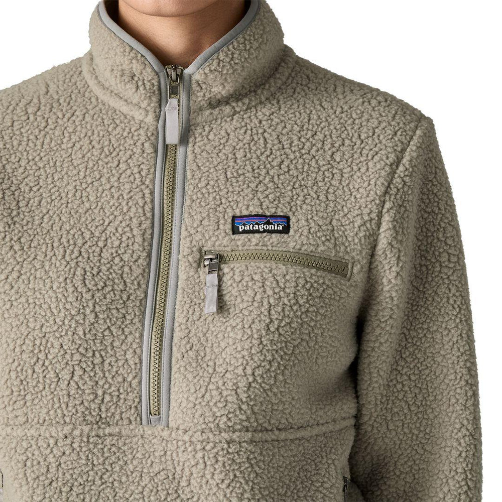 Retro Pile Fleece Marsupial Pullover
