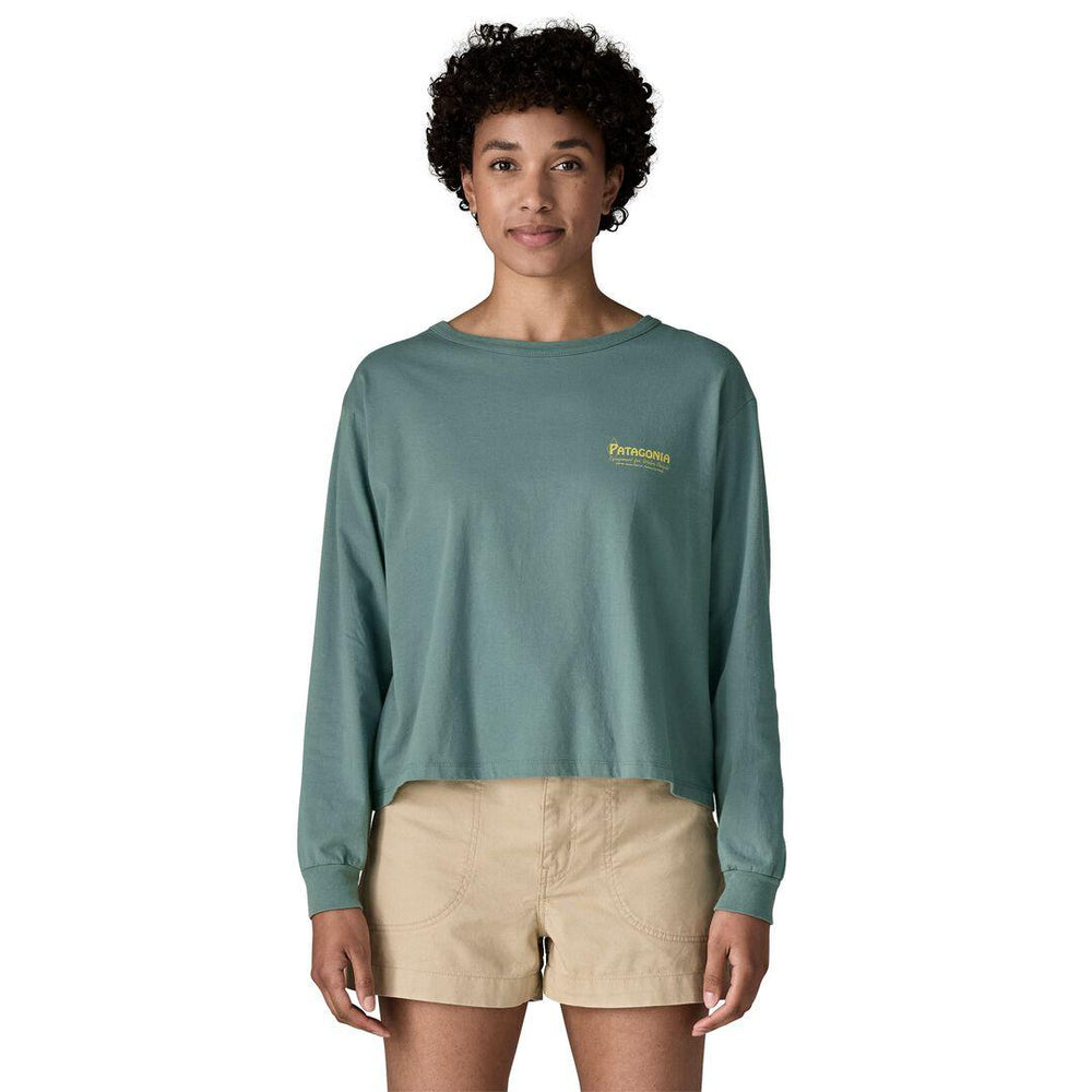 Long-Sleeved Water People Banner Easy-Cut T-Shirt