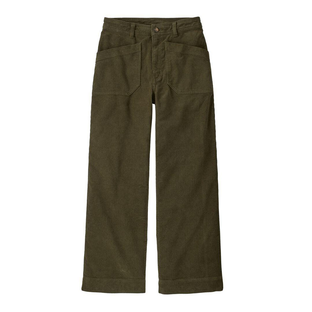 Wide-Leg Corduroy Pants