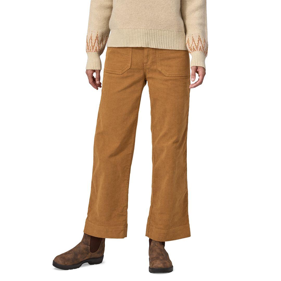 Wide-Leg Corduroy Pants