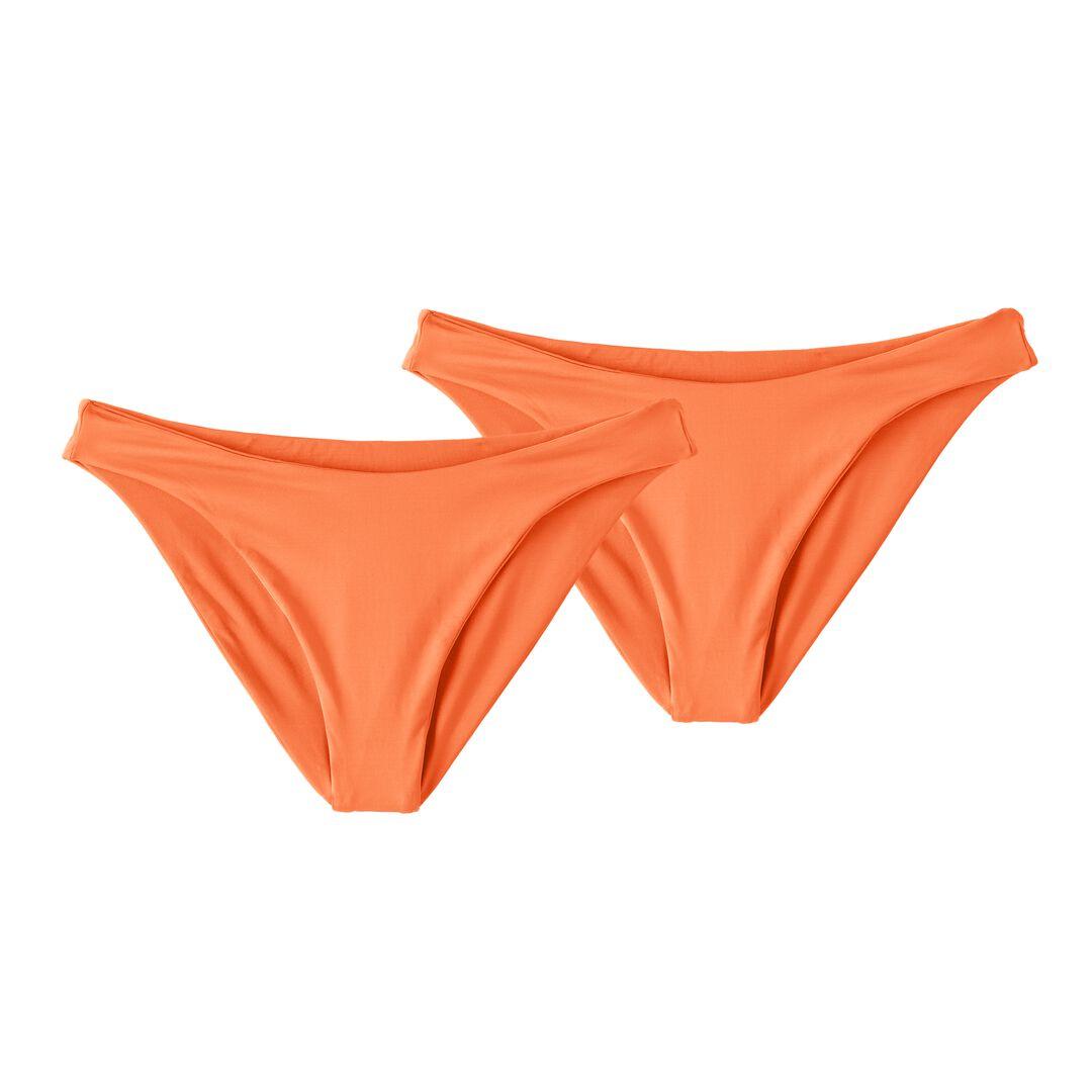 Reversible Cross Shore Mid-Rise Bikini Bottoms