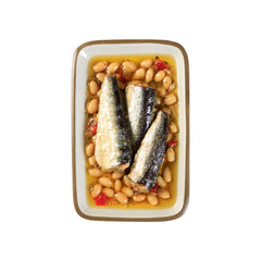 Provisions Sardines & Beans: White Beans, Lemon, Garlic and Leeks