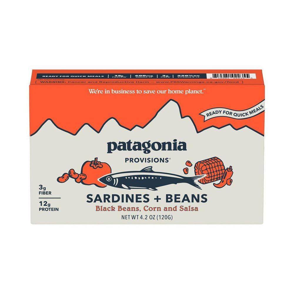 Provisions Sardines & Beans: Black Beans, Corn & Salsa